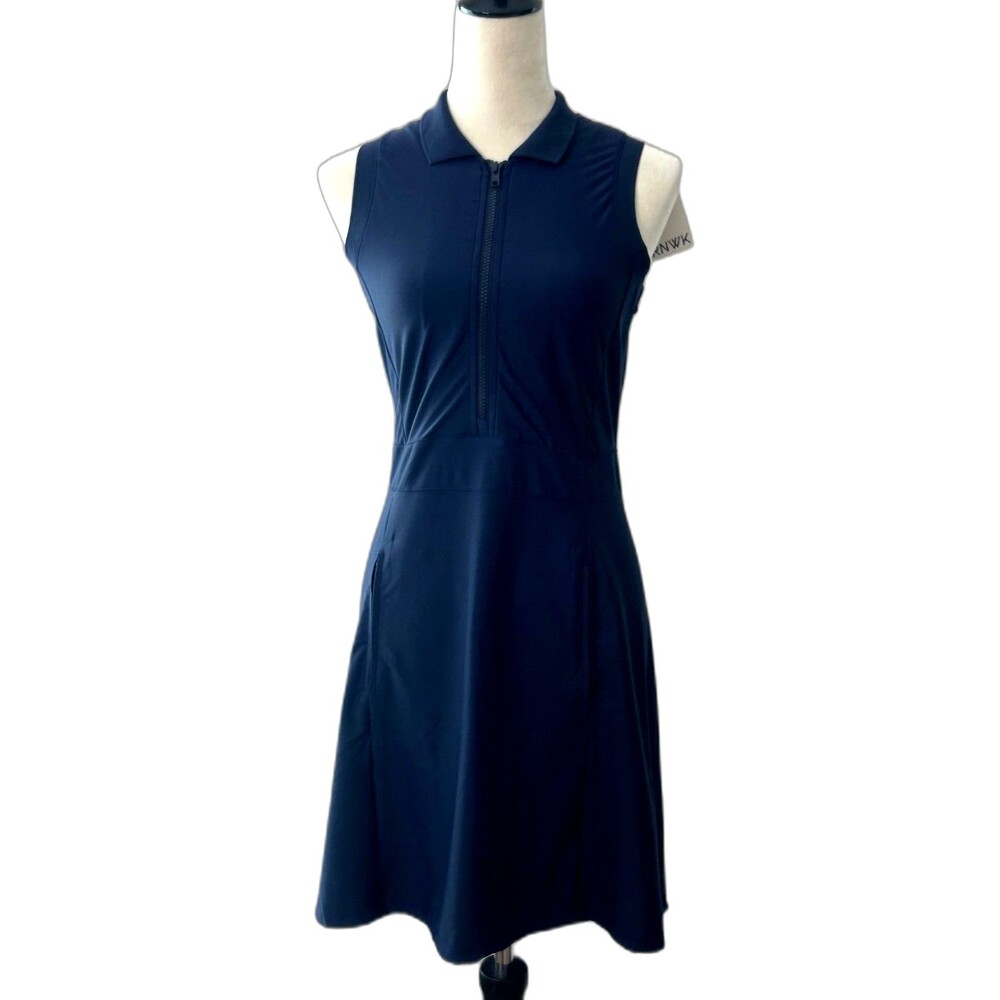 Renwick (RNWK) Women’s Size S Summer Fairway Dress Color Navy Blue